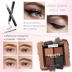 Beginner Makeup Set for Teen Girl Women, Makeup Present for Her, Makeup Kit with Cosmetic Train Case Contained Eyeshadow Blush Lip Gloss and Oil Lip Liner Eyeliner Brushes Mirror (Purple)