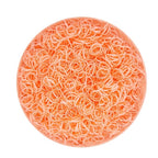 3200 Pcs Elastic Rubber Bands Small Hair Ties Hair Rubber Mini Hair Bands Hair Elastics Tiny Soft Holder Ponytails for Girls (Light Orange)