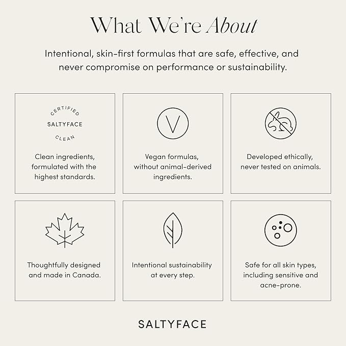 SALTYFACE - Tanning Foam - Shade Medium to Dark - 5 FL OZ