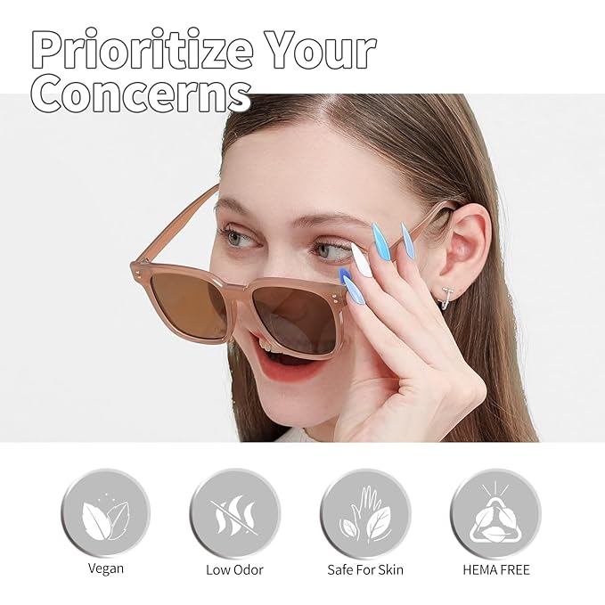 CANNI 2Pcs Hema-Free White Gel Nail Polish Set- White Gel Polish Kit, Soak Off LED Nail Gel Manicure Kit DIY at Home Salon Gifts for Women Girls