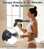 Spray Tan Machine, Spray Tan Gun, Even Spraying, Portable and Cordless Spray Tan Gun, Long Battery Time, One-touch Operation, At Home Spray Tan Machine/For Swimming Tanner Travel Beach Salon DIY Tan