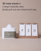 Mary&May CICA Houttuynia Tea Tree Calming Mask - Daily Pull Out Sheet Mask for Instant Soothing & Moisturizing - Korean Skincare, Hypoallergenic and Cruelty-Free, 30 Sheets