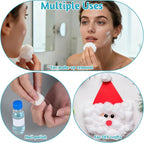 2000pcs Soft Cotton Balls Bulk Medium Cotton Ball for Absorbent Multipurpose Nail Polish Remover Makeup Remover for Facial Ears Crafting Cleaning Skin Applying Lotion Pet Care