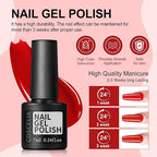 53PCS Gel Nail Polish Kit with U V light and Drill Starter Kit, 35 Colors Gel Polish Set 5pcs Top Base Coat All season Fashion Popular Colors Professional Nail Lamp Gel Manicure Kit Gifts for Women