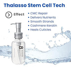 8 THE THALASSO Natural Hair Oil for Women & Men, Anti Frizz Serum by Glycerin, Lecithin, Squalane, Rosemary, Peppermint & Tea Tree, Hair Oil Treatment by Japan, Paraben & Sulfate Free 3.38 Fl Oz MOIST