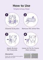 Easyderm PDRN Patch - Under Eye & Smile Line Care, 4 Patches, K-Beauty Korean Skincare with Collagen & EGF, Smile lines treatment, PDRN Eye mask, Special care, Stocking Stuffer Holiday Gift