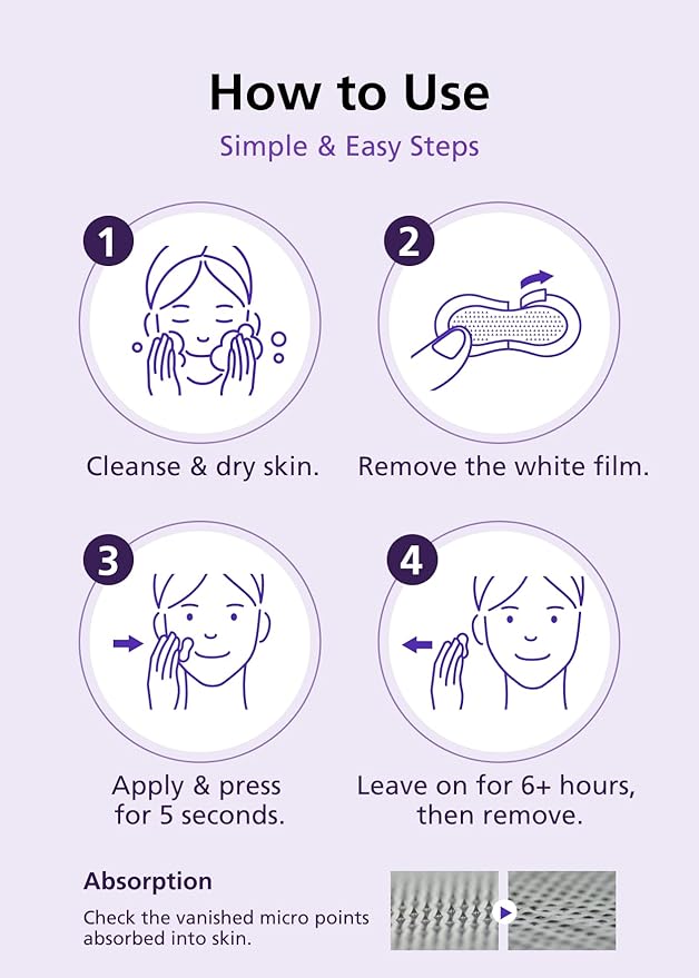 Easyderm PDRN Patch - Under Eye & Smile Line Care, 4 Patches, K-Beauty Korean Skincare with Collagen & EGF, Smile lines treatment, PDRN Eye mask, Special care, Stocking Stuffer Holiday Gift