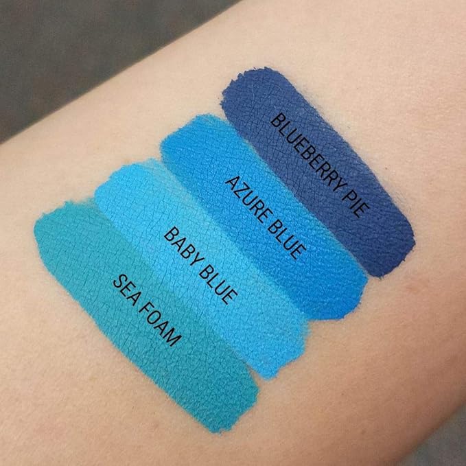 Bright Blue Matte Liquid Lipstick | Vegan + Cruelty-free Makeup, Long-Lasting, Opaque, Highly Pigmented | Aromi (Azure Blue)