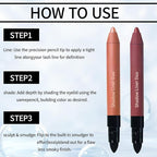 Eyeshadow Stick,2-in-1 Eyeliner & Eye Shadow Stick, Easily Blendable & Buildable, Waterproof, Creamy Easy-Glide, For Effortless Smoky Or Natural Eye Makeup(01)