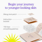 BLUMBODY Face, Forehead Wrinkle Patches - Anti Wrinkle Facial Patches to Smooth Eye, Mouth, Forehead Wrinkles - Non-Silicone Face Tape for Fine Wrinkles between Eyes, Face - Patches (30 day supply)