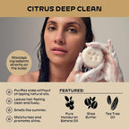 NOLE CARE Sustainable Bar Shampoo and Conditioner (2 pack) with Citrus & Batana Oil, for Oily Hair - Sustainable, PH Balanced, Sulfate Free, Plastic Free - 5.12 Oz