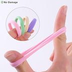 72PCS Hair Ties No Damage & Ponytail Holders,Hair Bands for Women's Hair, Nylon Hair Elastics Set(1.6in Spring)