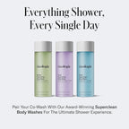 Geologie Smoothing Hair Co-Wash | 4-in-1 Hair Cleanser, Conditioner, Mask & Serum | Avocado Oil, Coconut Oil, Squalane & Vitamin B5 Formula For Men & Women | Eco-Friendly Pouch 84% Less Plastic