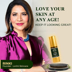 MegPep Anti-Aging Serum | Peptide & Hyaluronic Acid Face Serum for Wrinkles, Hydration,Fine Lines & Dull skin | With Ceramides, Ashwagandha, Gold Bhasma & Edelweiss – Firm, Brighten Skin – 1 Fl Oz