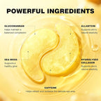 Under Eye Patches 60PCS, 24K Gold Collagen Eye Mask for Puffy Eyes & Dark Circles, Hydrating Eye Pads with Hyaluronic Acid, Vitamin C & Castor Oil, Anti-Aging Under Eye Treatment to Smooth Fine Lines