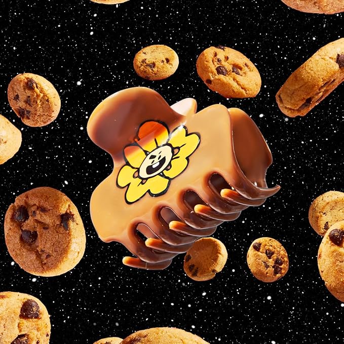 Kitsch BT21 Recycled Plastic Puffy Medium Hair Clips for Women, Medium Claw Clip for Thin & Thick Hair | Ideal Gifts for Women - SHOOKY, 1pc