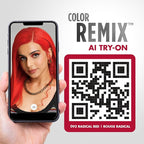 Got2b Color Remix, Customizable Semi-Permanent Hair Color, 092 Radical Red