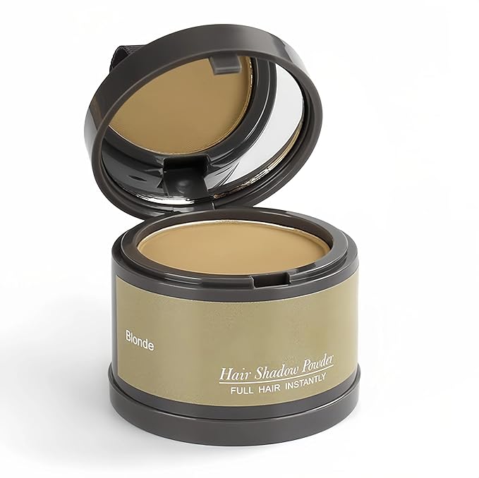 Hairline Powder (Blonde) - Instantly Conceal Gray Roots, Thin Hair Touch-Up, Hair Color Shadow Cover, 4g