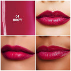 Oulac Magenta Lipstick - Moisturizing Lipstick Tinted Lip Balm for Dry Lips, Hydrating Creamy Lip Crayon & Blush - Lip Color and Cheeks Makeup | 2.48g, JUICY! (04)