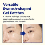 CKD Triple Blemish Under Eye Gel Patch 60 Counts - Hydrogel Spot Treatment, Gentle Formula for Blemish Improvement, Even Tone and Minimize Puffiness with 99% Pure Vitamin C and Teca.