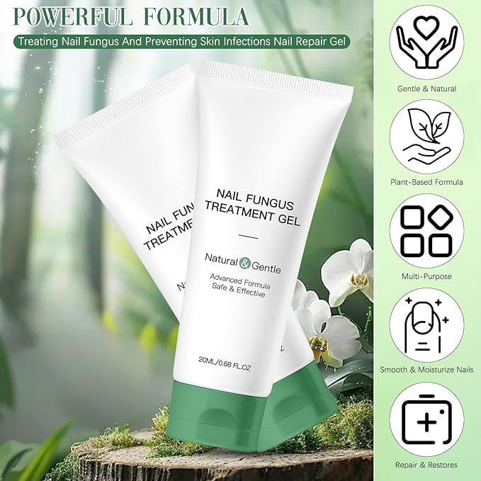 2PCS Nail Repair Gel – Multi-Purpose Nail Repair, Nail Growth Serum for Damaged Nail