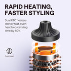 Wavytalk Thermal Brush Blowout Boost Grande, 1.77 Inch Heated Round Brush for Long Hair, Tourmaline Ceramic Negative Ion Technology Reduce Hair Damage, Dual Voltage Black