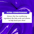 Lime Crime Full Coverage Unicorn Hair Dye, Peri Dust - Damage-Free Semi-Permanent Hair Color Conditions & Moisturizes - Temporary Hair Tint Kit Has A Sugary Citrus Vanilla Scent - Vegan