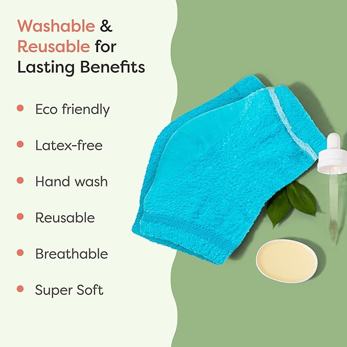 ZenToes Moisturizing Socks for Cracked Heel Treatment, Vitamin E, Olive Oil and Jojoba Oil Heel Socks, Stocking Stuffers for Women, Spa Self Care Gifts for Women (Fuzzy Blue, Regular)