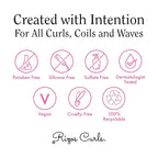 Rizos Curls Trio Bundle, Hydrating Shampoo & Deep Conditioner & Curl Cream Bundle, Gently Cleanse and Hydrate Curly Hair, Style & Define Curls for Frizz Free Volume, For All Curl Patterns 2a - 4c