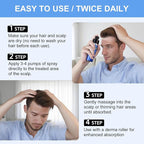 5% Minoxidil Spray for Men and Women-7 pack, Infused with Biotin, Beard Growth, Extra Strength Treatment to Combat Hair Loss and Thinning, and Fuller Hair & Beard (11 Month Supply, Extra Strength)