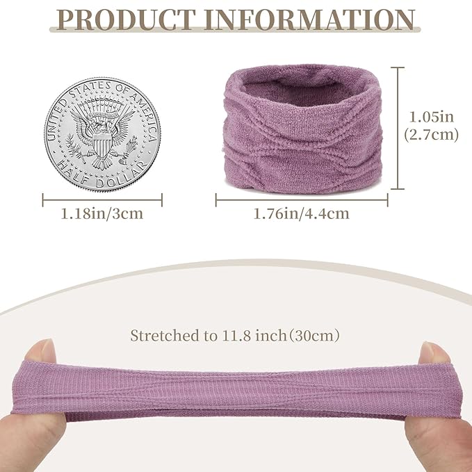 10 Pcs No Damage Hair Ties Thick Hair Elastic Rubber Bands Hair Accessories Scrunchies Seamless for Women