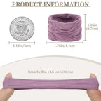 10 Pcs No Damage Hair Ties Thick Hair Elastic Rubber Bands Hair Accessories Scrunchies Seamless for Women