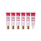 Ruby Kisses Broadway Vita-Lip Clear Lip Gloss 6pcs (Cherry), Ultra-Hydrating & Soothing Formula with Vitamin Oils, High-Shine Non-Sticky Finish, Healing Glossy Lip Balm Locks in Moisture