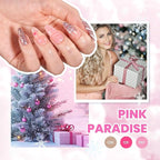 Beetles Gel Nail Polish Kit with U V Light - 32 Colors Nail Kit 55 Pcs Gel Polish Set Four Seasons Glow Pro Base & Matte Glossy Top Coat Nails Stuff Soak Off DIY Art Set Gifts for Women Teen Girls