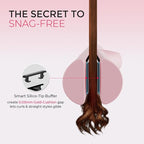 TYMO Airflow 2.0 Curling Iron Flat Iron - Hair Straightener and Curler 2 in 1, 1.25 Inch Curling Wand for Long Short Hair, Dual Voltage for Travel, 54 Million Ionic, Anti-Tangle, 5 Temps, Pink