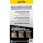 Got2b Metallics Permanent Hair Color, M72 Dusty Silver