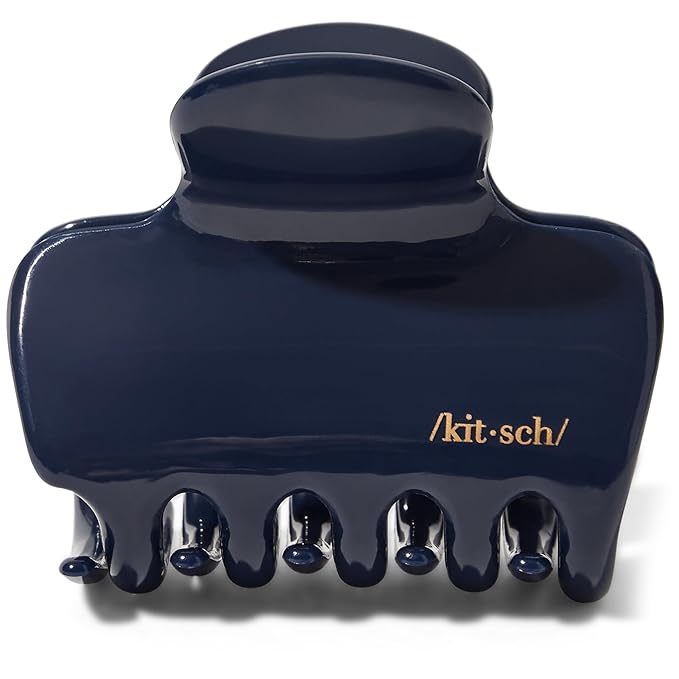 Kitsch Medium Hair Clips for Women – Strong Hold Claw Clips for Thick or Thin Hair – Recycled Plastic, Non-Slip, Durable | Ideal Gifts for Women – Blue Orchid – 1pc