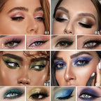 AMY'S DIARY 2 Color Shimmer Matte Eyeshadow Palette 4 pcs set – Shimmer matte Shades eye shadow for Eye Makeup, Long-Lasting & Highly Pigmented, Vegan & Cruelty-Free for woman (01+02+03+04)