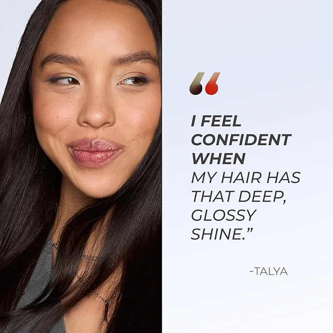 XMONDO Color 5N Dark Brown Color Depositing Mask & Glossing Treatment Infused with Bond Boosters for Nourishment, Revitalize & Repair, Vegan Formula, 8 Fl Oz