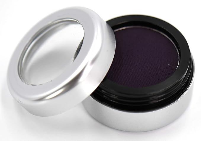 Matte Violet Eggplant Satin Lavender Deep Purple Cake Eyeliner & Pressed Eyeshadow, Water Activated Powder; Gluten & Cruelty Free