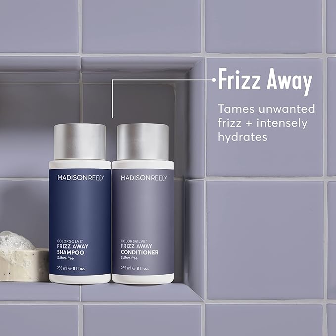 Madison Reed ColorSolve Frizz Control Shampoo – Smoothing, Humidity-Resistant Cleanser for Frizz-Prone Hair – Sulfate-Free, Color-Safe Formula, 8 oz