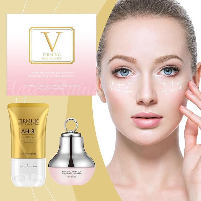 Neck & Eye Cream Firming Skin Care, Anti-Aging Eye Moisturizer, Smooth of Fine Lines, Skin Moisturizer, Visibly Reduces Neck Wrinkles and Eye Sagging Deep Moisturizing Skincare