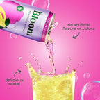 Bloom Nutrition Sparkling Energy Drink for Focus, Natural Caffeine, Zero Sugar, 180mg Caffeine, Antioxidant-Rich with Green Coffee Bean, Green Tea Extract, & Prebiotics, Raspberry Lemon 12oz 12 Pack