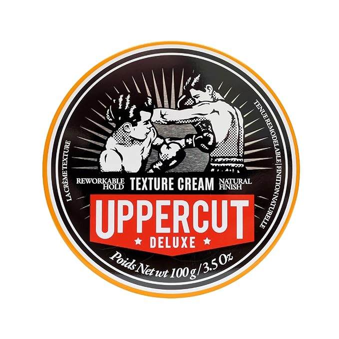 UPPERCUT DELUXE Texture Cream –Flexible, Reworkable Styling Cream for Men – Natural Matte Finish, Pliable Hold, Lightweight Hair Product – 3.5 oz / 100g
