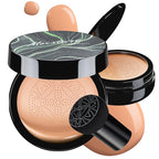 Mushroom Head Air Cushion CC Cream - Tattoo Cover up BB Cream Foundation Makeup Moisturizing Concealer Long-Lasting, Cushion Foundation Full Coverage Self Adjusting for All Skin Types (Nude)
