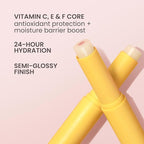 Burt's Bees Boosted Lip Balm Sheer Plus; Vitamin Lip Balm, Nourishing Vitamin C, E, and F Core; 24 Hour Moisture; Tint Free, Semi Glossy Finish; 100% Natural Origin; 1 Tube; 0.16 Oz.