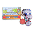 C.O. Bigelow Assorted Salve Tins, Pack of 6 Lip Balm Tins, Rose, Lavender, Sakura Rose, Coco Vanilla, Apple, Herbal Mint All Purpose Salve for Lips, Cuticles, Hands & Dry Skin, Lip Balm Set, 0.8 oz