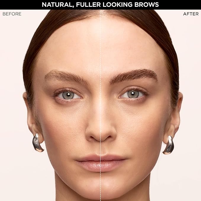 L'Oreal Paris Faux Brow, Hair-Like, Filling Eyebrow Pen with Double-Brush Tip, Fast & Precise Eyebrow Makeup, Brunette, 0.03 Fl Oz