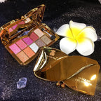 Glitter Eyeshadow Palette, 10 Colors Sparkle Shimmer & Matte Eye Shadow Highly Pigmented Waterproof Long Lasting Makeup Set (Color 7)