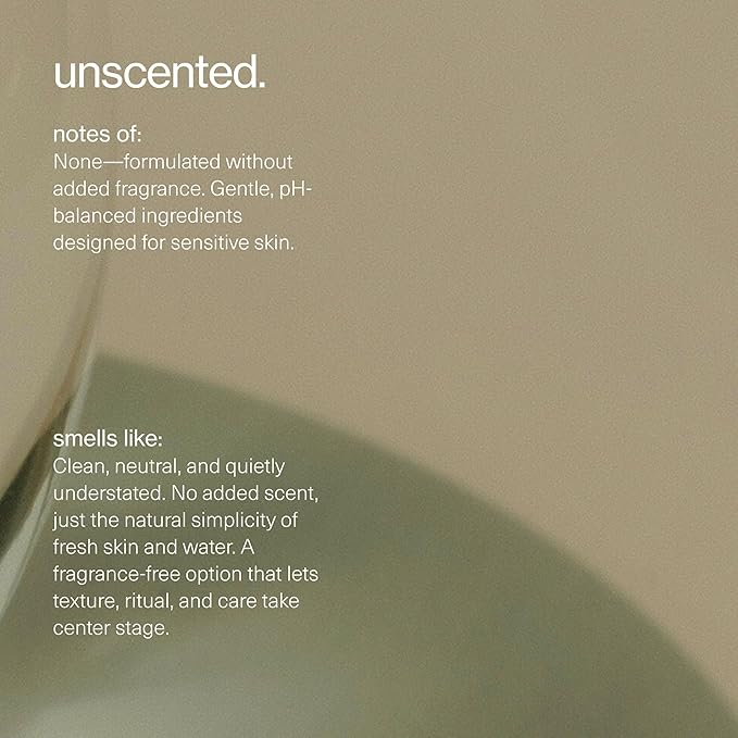 Maude Wash pH Balanced Unscented Shower Gel & Bubble Bath - Moisturizing Body Wash with Vitamin C - Full Body Skin Care Products & Bathtub Accessories - No.0 Fragrance Free (12 oz)